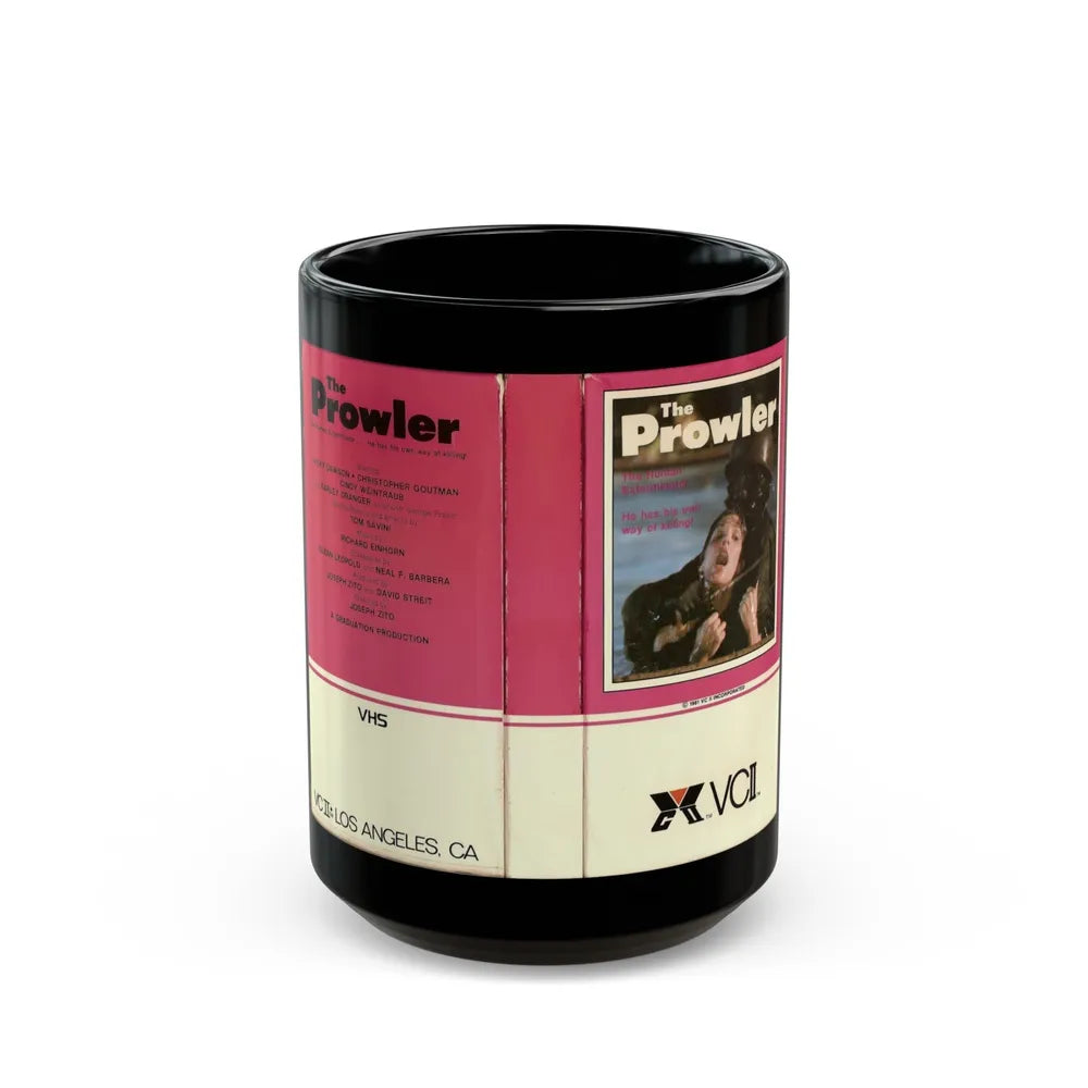 THE PROWLER (VHS COVER) - Black Coffee Mug-15oz-Go Mug Yourself