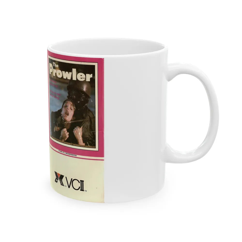 THE PROWLER (VHS COVER) - White Coffee Mug-Go Mug Yourself