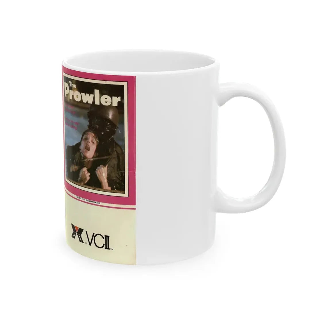 THE PROWLER (VHS COVER) - White Coffee Mug - Go Mug Yourself