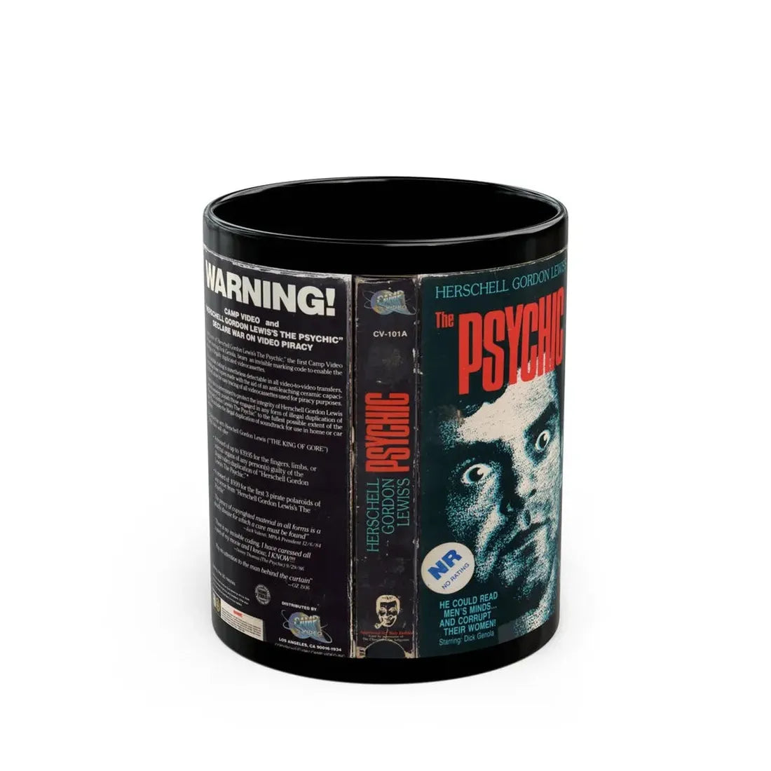 THE PSYCHIC (VHS COVER) - Black Coffee Mug 11oz - Go Mug Yourself