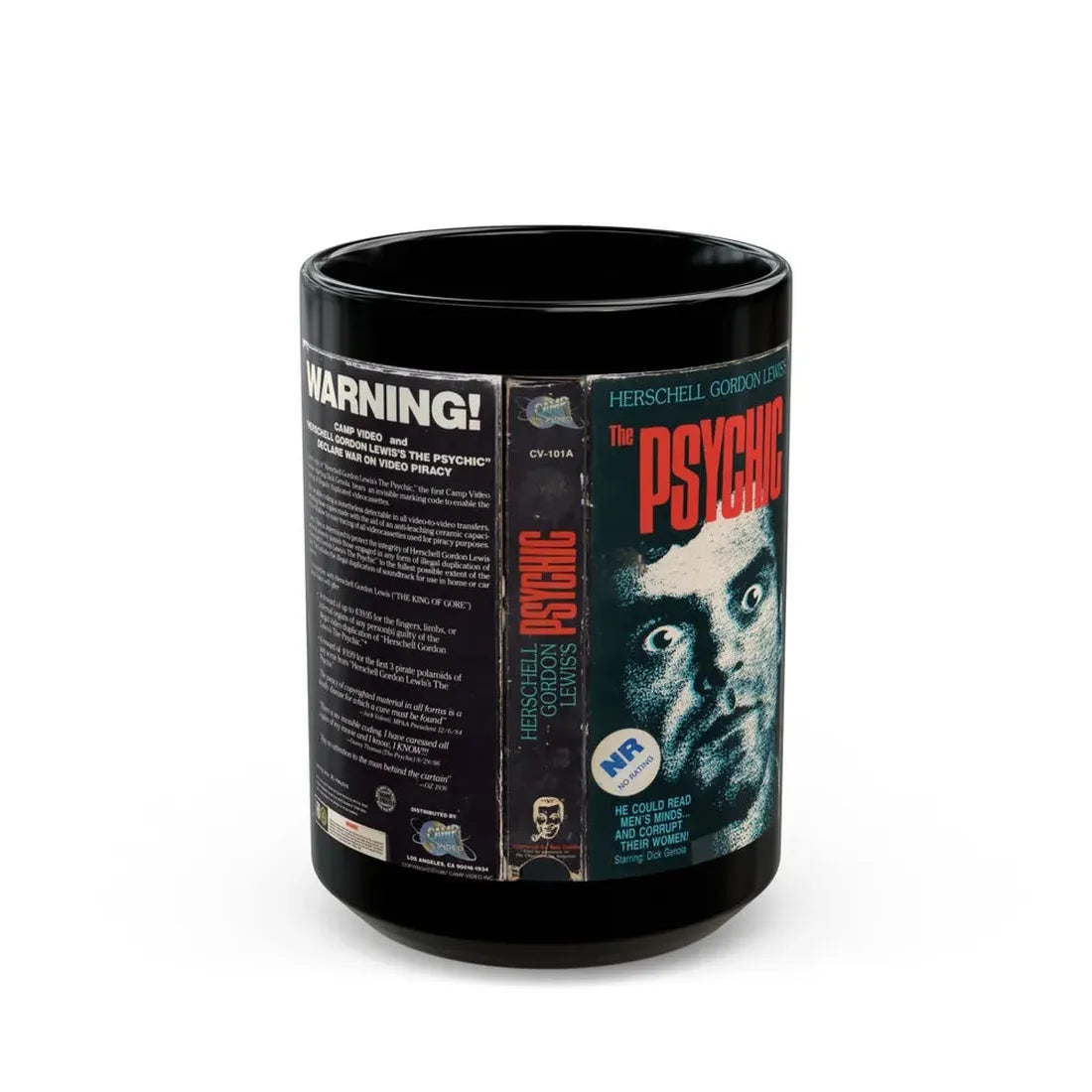 THE PSYCHIC (VHS COVER) - Black Coffee Mug 15oz - Go Mug Yourself