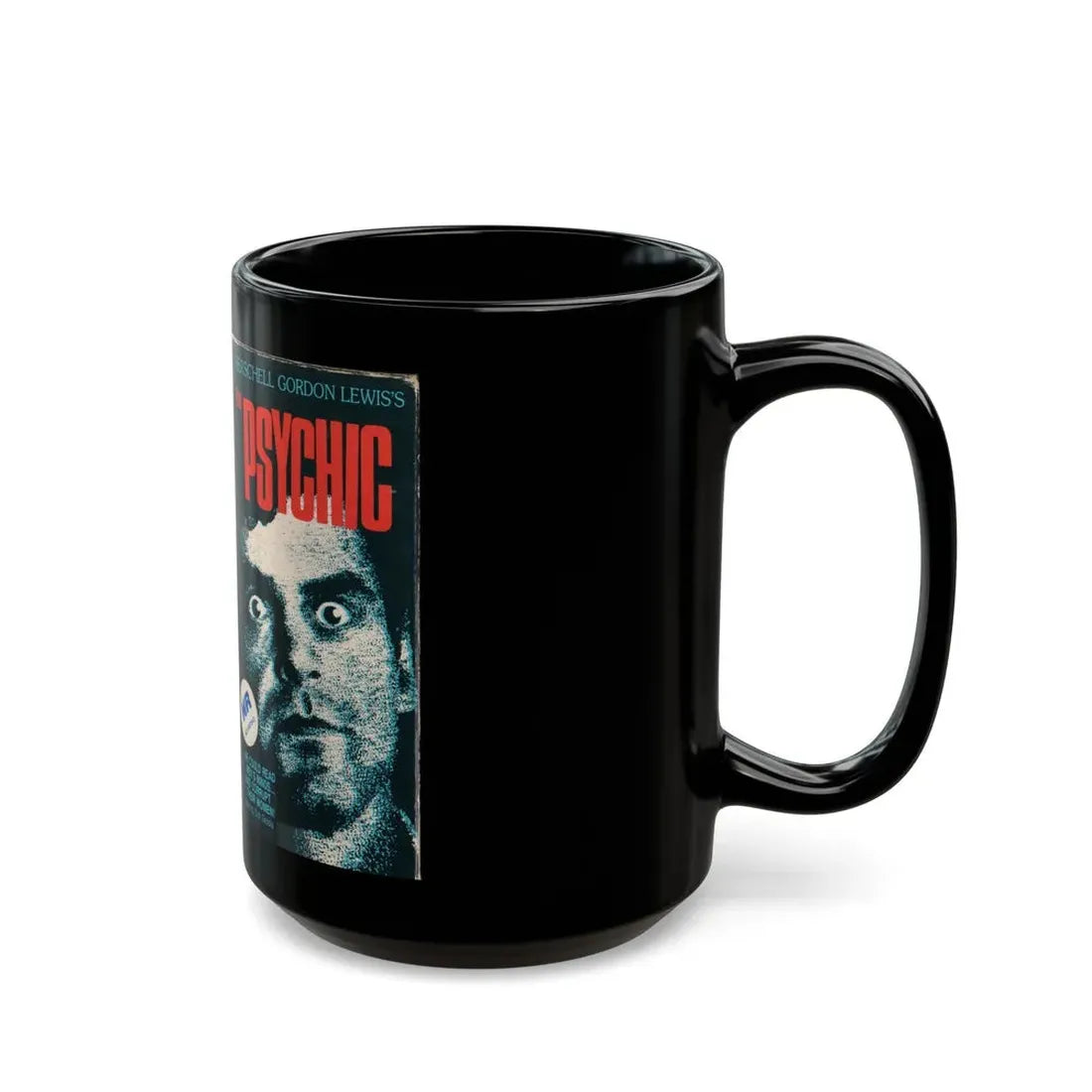 THE PSYCHIC (VHS COVER) - Black Coffee Mug - Go Mug Yourself