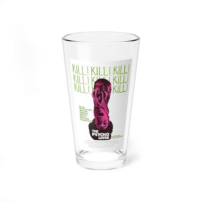 THE PSYCHO LOVER 1970 Movie Poster - Pint Glass 16oz-16oz-Go Mug Yourself