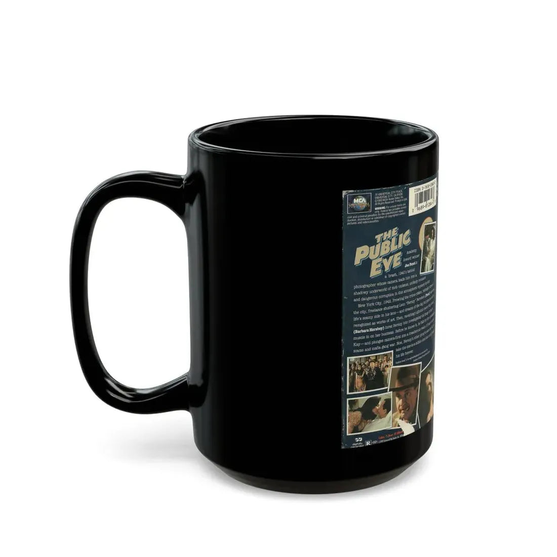 THE PUBLIC EYE (VHS COVER) - Black Coffee Mug - Go Mug Yourself