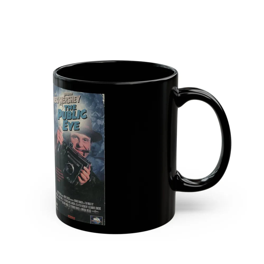 THE PUBLIC EYE (VHS COVER) - Black Coffee Mug-Go Mug Yourself