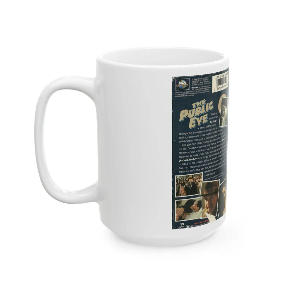 THE PUBLIC EYE (VHS COVER) - White Coffee Mug-Go Mug Yourself