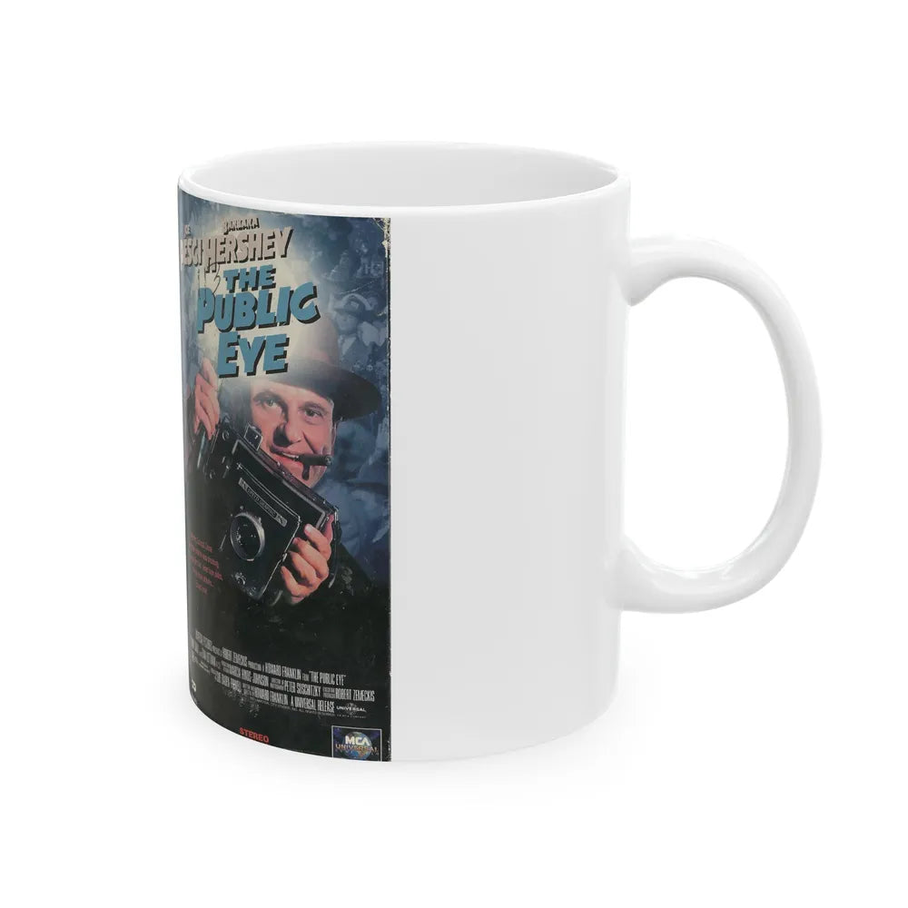 THE PUBLIC EYE (VHS COVER) - White Coffee Mug-Go Mug Yourself