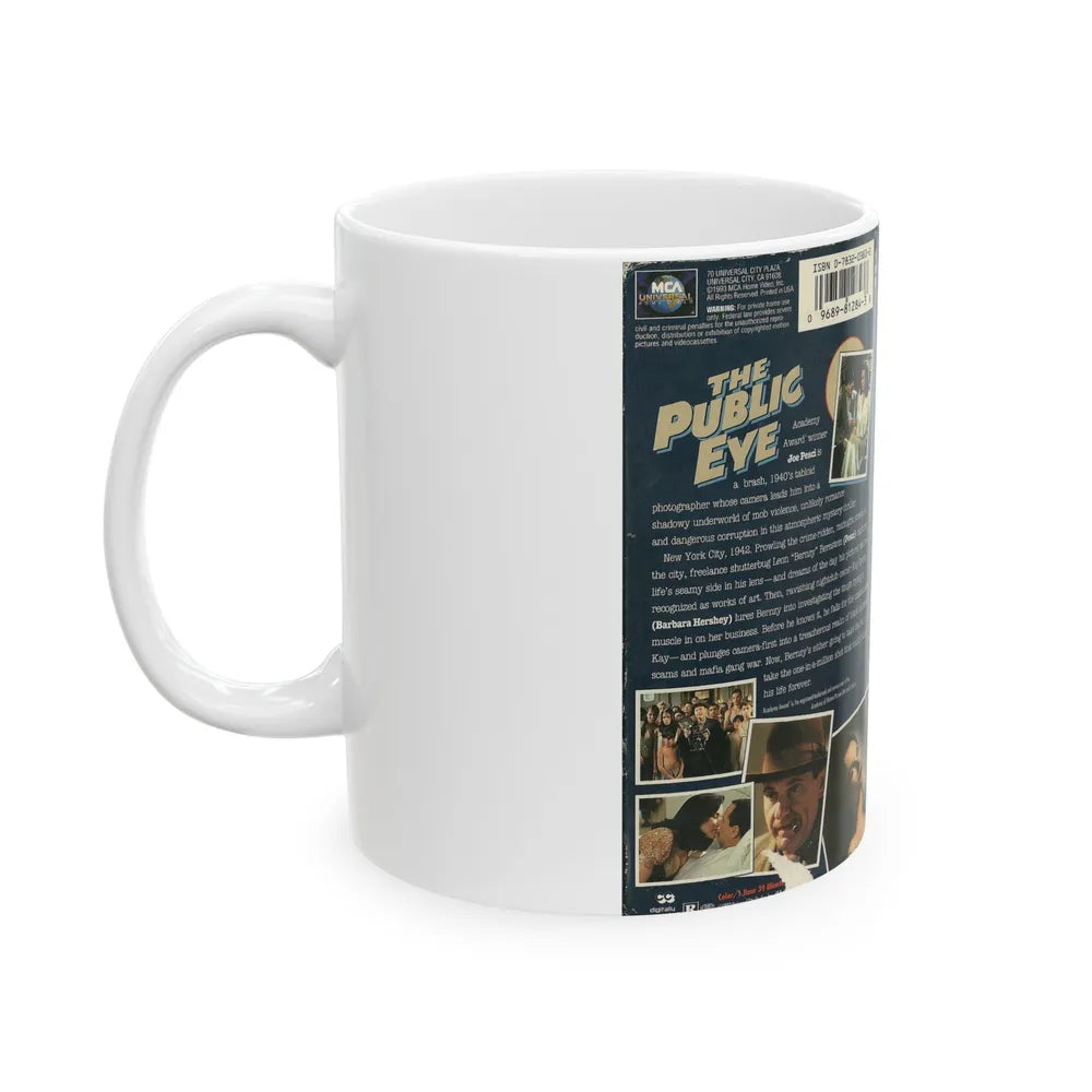 THE PUBLIC EYE (VHS COVER) - White Coffee Mug-Go Mug Yourself