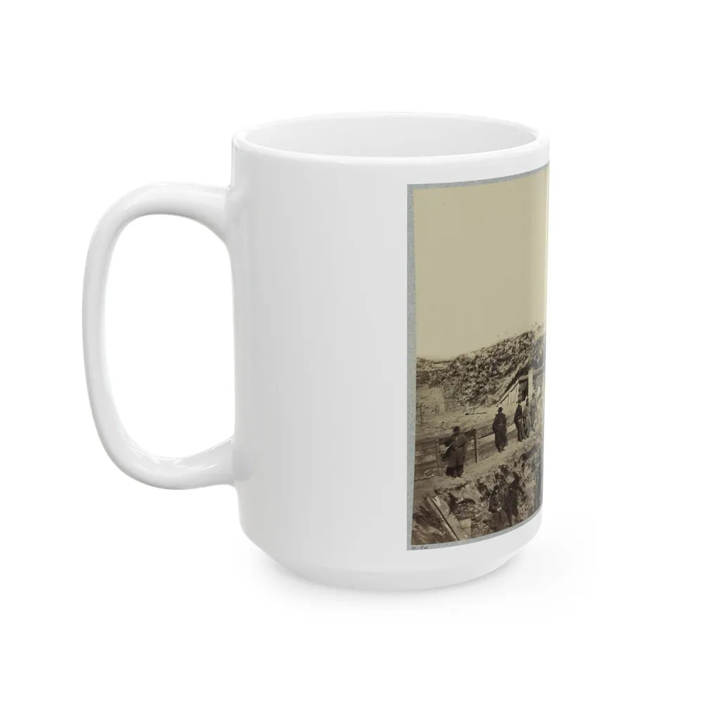 The Pulpit , Fort Fisher, N.C. (U.S. Civil War) White Coffee Mug-Go Mug Yourself