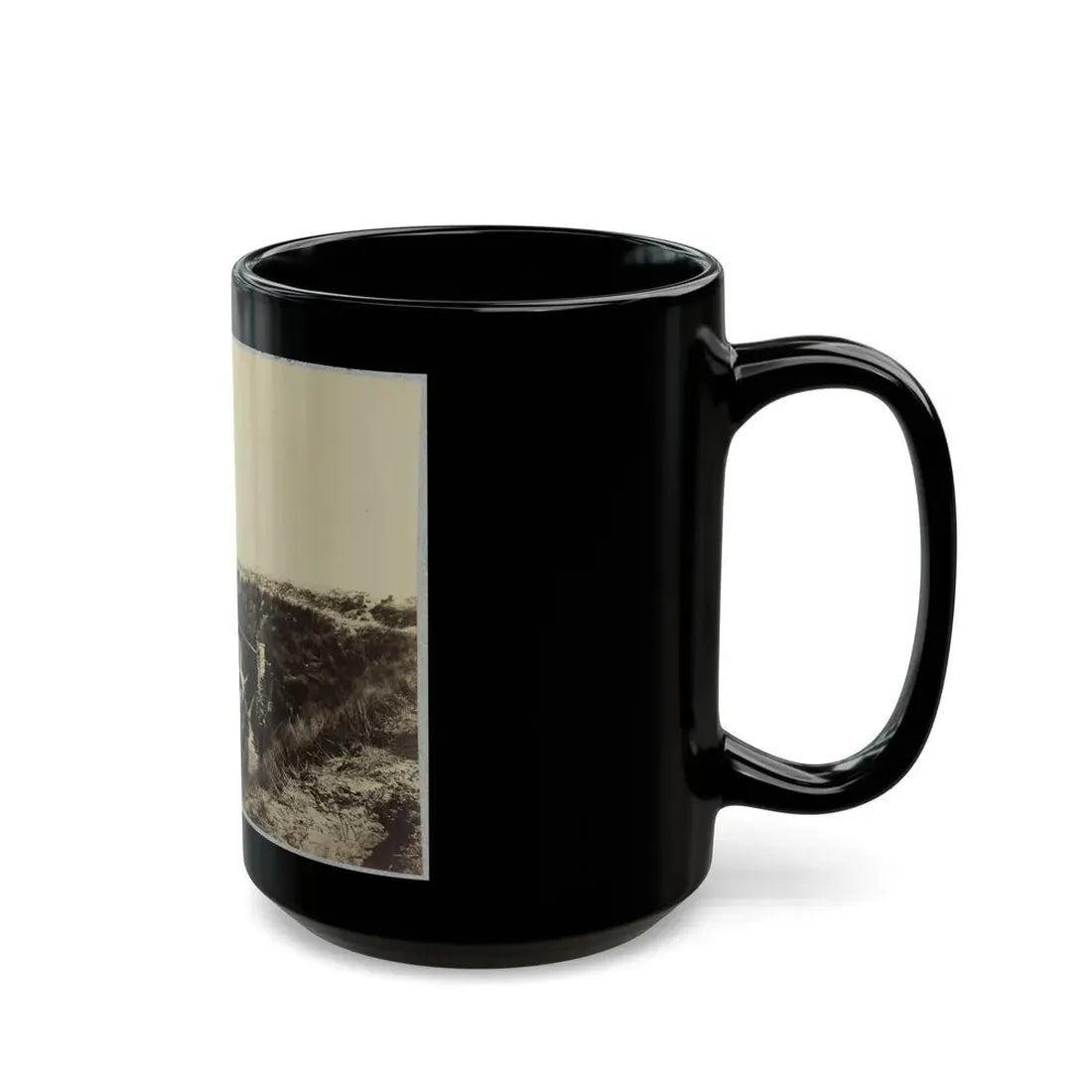 The Pulpit , Fort Fisher, N.C. (U.S. Civil War) Black Coffee Mug - Go Mug Yourself