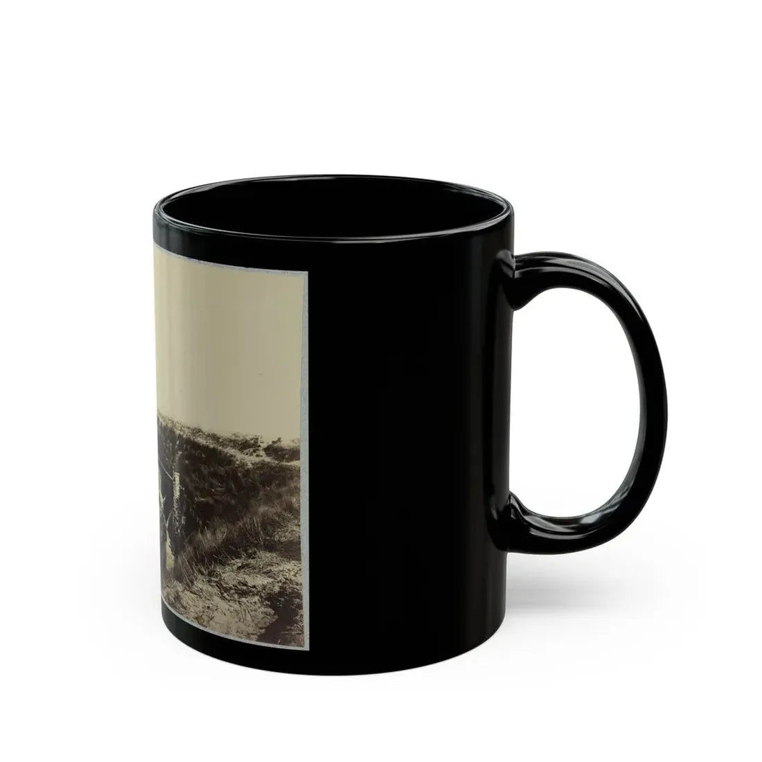 The Pulpit , Fort Fisher, N.C. (U.S. Civil War) Black Coffee Mug - Go Mug Yourself