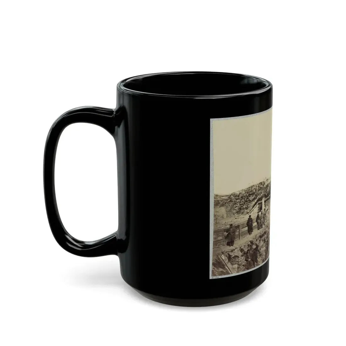 The Pulpit , Fort Fisher, N.C. (U.S. Civil War) Black Coffee Mug - Go Mug Yourself