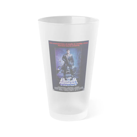 THE PUNISHER (DANISH) 1989 Movie Poster - Frosted Pint Glass 16oz-Go Mug Yourself