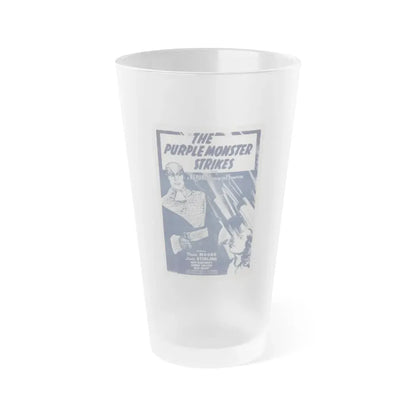 THE PURPLE MONSTER STRIKES 1945 Movie Poster - Frosted Pint Glass 16oz Default Title - Go Mug Yourself
