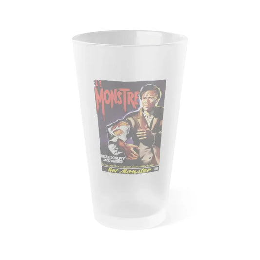 THE QUATERMASS EXPERIMENT (BELGIAN) 1955 Movie Poster - Frosted Pint Glass 16oz Default Title - Go Mug Yourself
