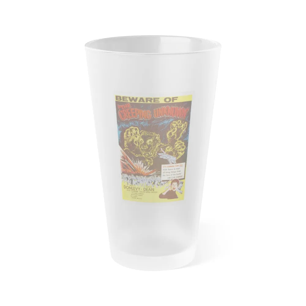 THE QUATERMASS EXPERIMENT (THE CREEPING UNKNOWN) 1955 Movie Poster - Frosted Pint Glass 16oz-16oz-Frosted-Go Mug Yourself