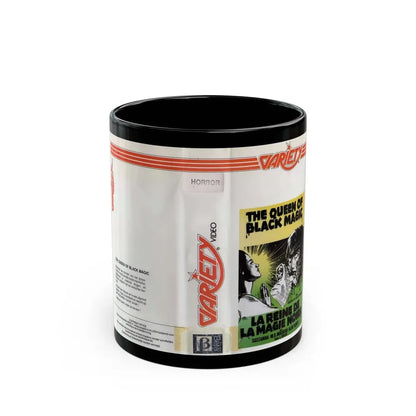 THE QUEEN OF BLACK MAGIC (VHS COVER) - Black Coffee Mug 11oz - Go Mug Yourself