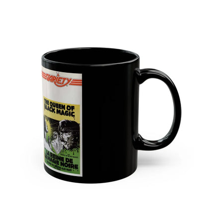 THE QUEEN OF BLACK MAGIC (VHS COVER) - Black Coffee Mug-Go Mug Yourself