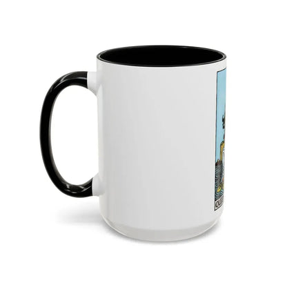 The Queen of Cups (Tarot Card) Accent Coffee Mug - Go Mug Yourself