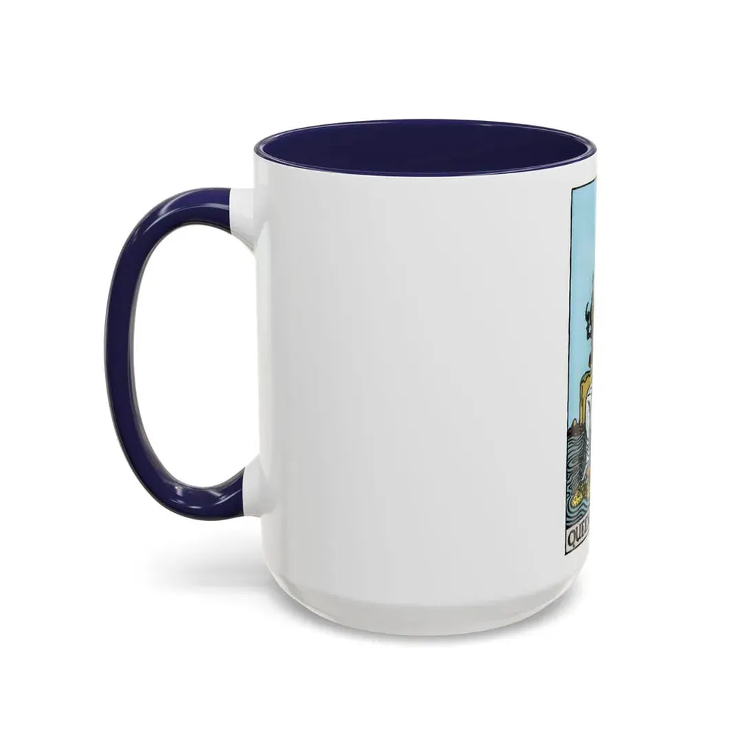 The Queen of Cups (Tarot Card) Accent Coffee Mug - Go Mug Yourself