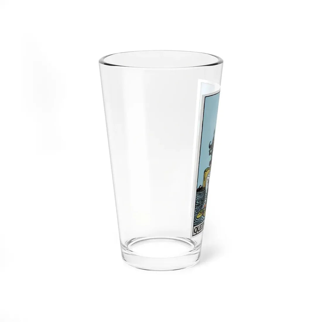 The Queen of Cups (Tarot Card) Pint Glass 16oz - Go Mug Yourself