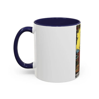The Queen of Pentacles (Tarot Card) Accent Coffee Mug - Go Mug Yourself