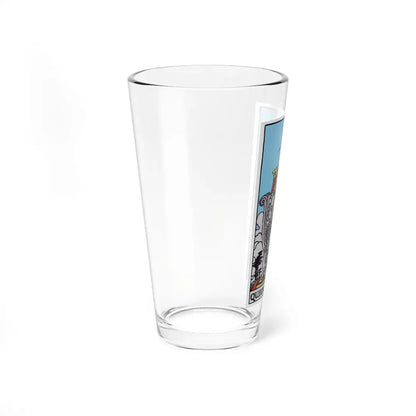 The Queen of Swords (Tarot Card) Pint Glass 16oz - Go Mug Yourself