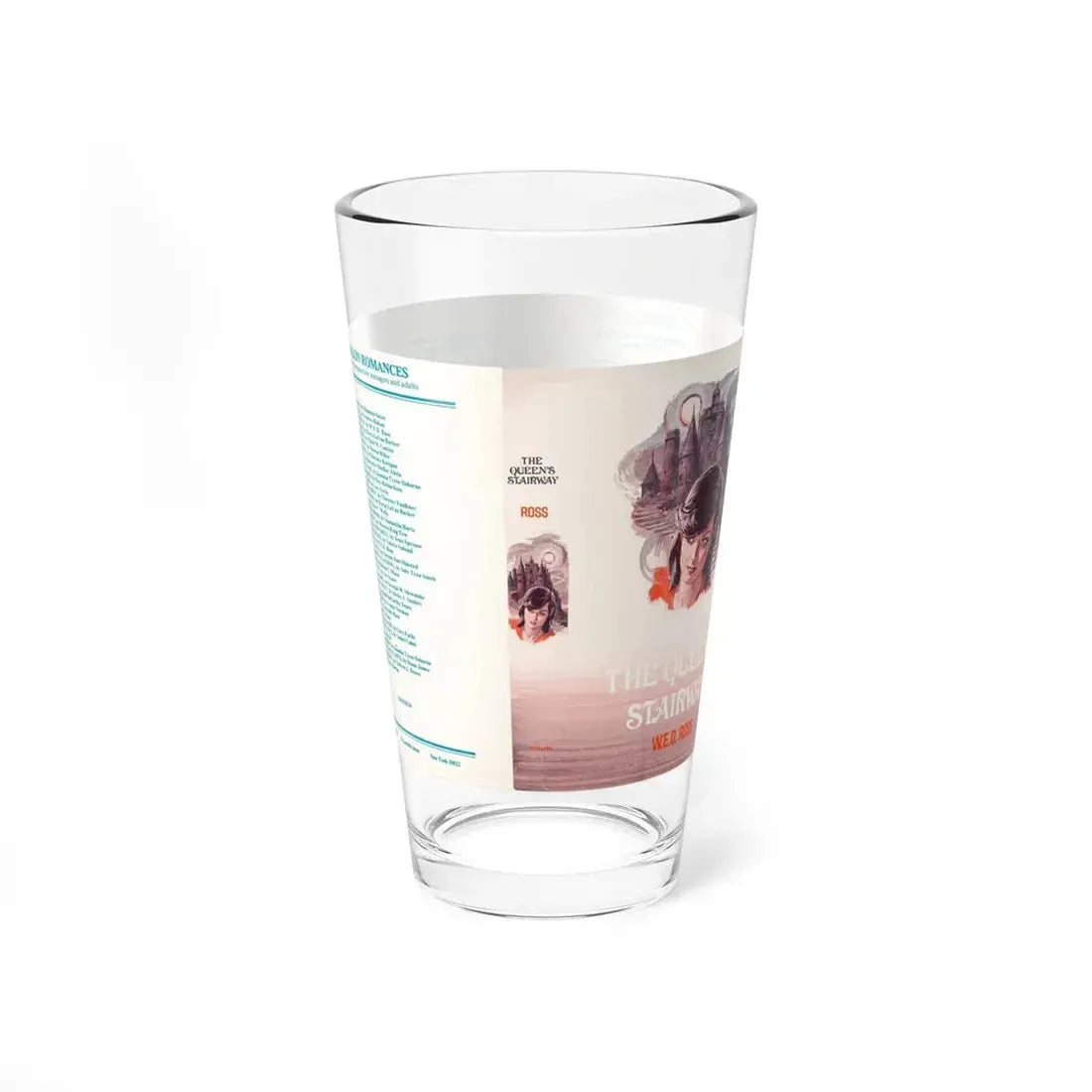 The Queen's Stairway by W.E.D. Ross, Dustjacket (Avalon Books, 1978) - Pint Glass 16oz 16oz - Go Mug Yourself