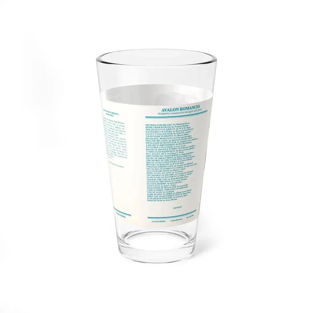 The Queen's Stairway by W.E.D. Ross, Dustjacket (Avalon Books, 1978) - Pint Glass 16oz - Go Mug Yourself