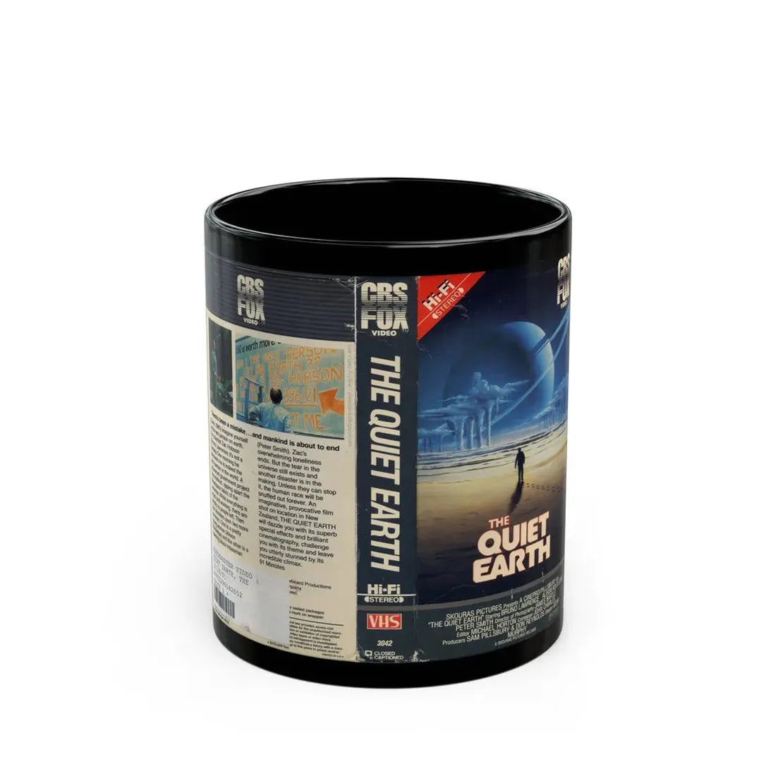 THE QUIET EARTH (VHS COVER) - Black Coffee Mug 11oz - Go Mug Yourself