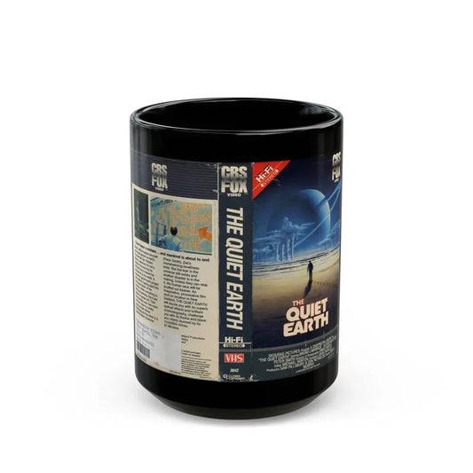 THE QUIET EARTH (VHS COVER) - Black Coffee Mug 15oz - Go Mug Yourself