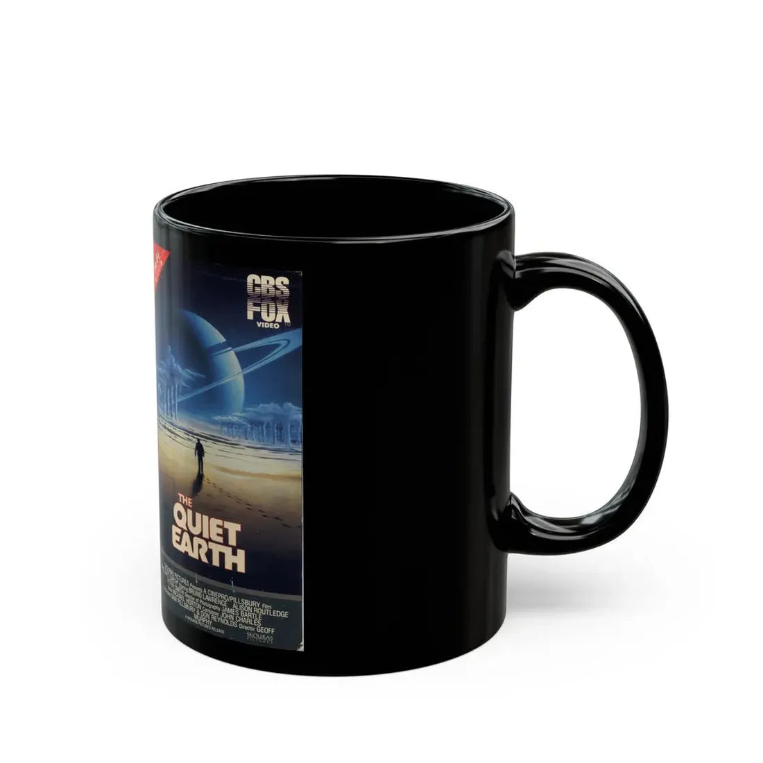 THE QUIET EARTH (VHS COVER) - Black Coffee Mug - Go Mug Yourself