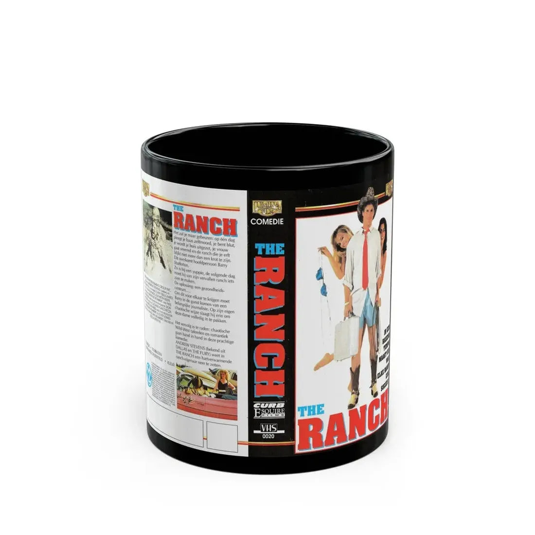 THE RANCH (VHS COVER) - Black Coffee Mug 11oz - Go Mug Yourself