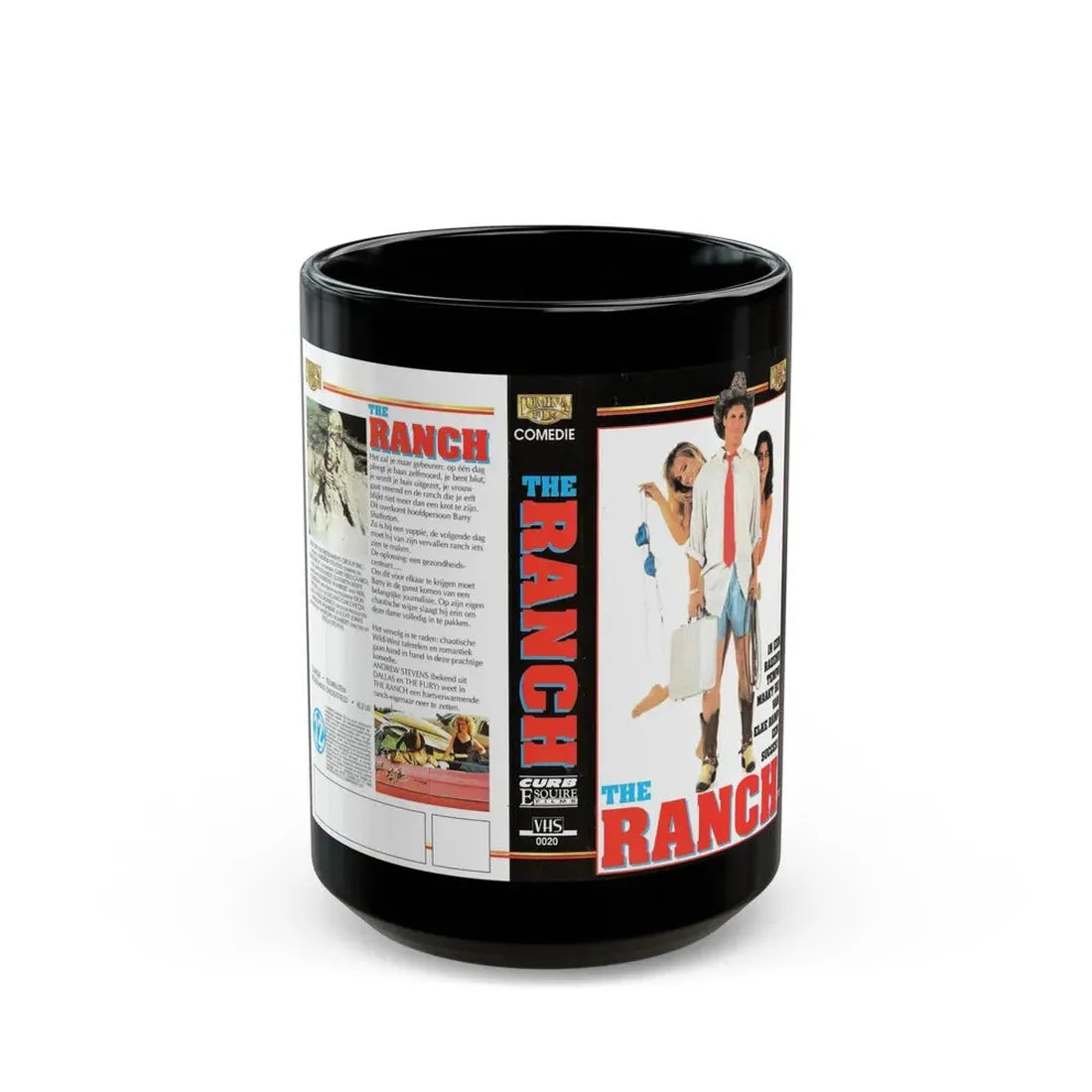THE RANCH (VHS COVER) - Black Coffee Mug 15oz - Go Mug Yourself