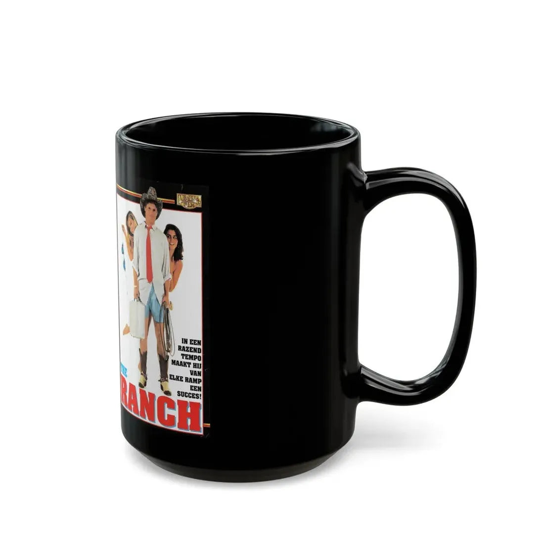 THE RANCH (VHS COVER) - Black Coffee Mug - Go Mug Yourself