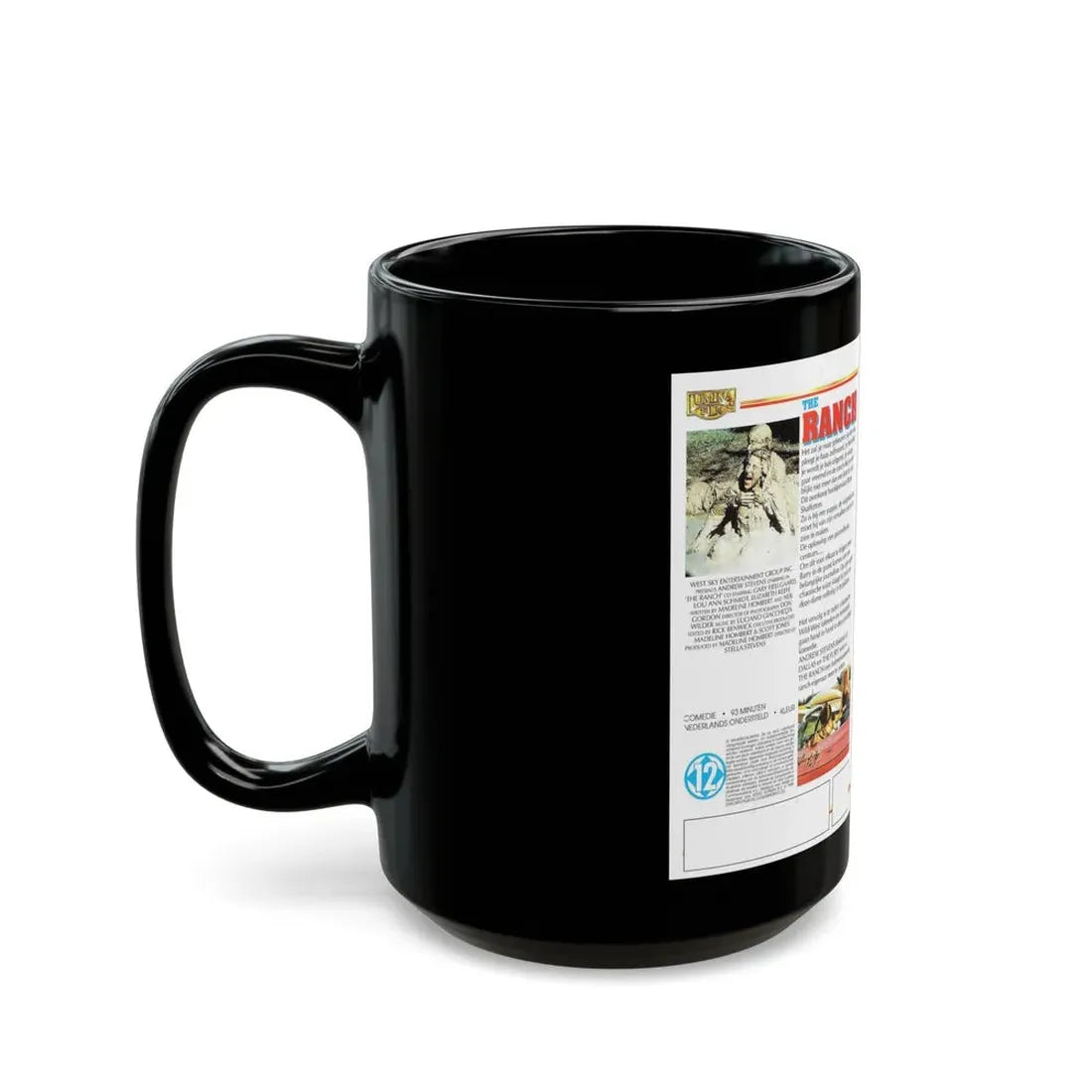 THE RANCH (VHS COVER) - Black Coffee Mug - Go Mug Yourself