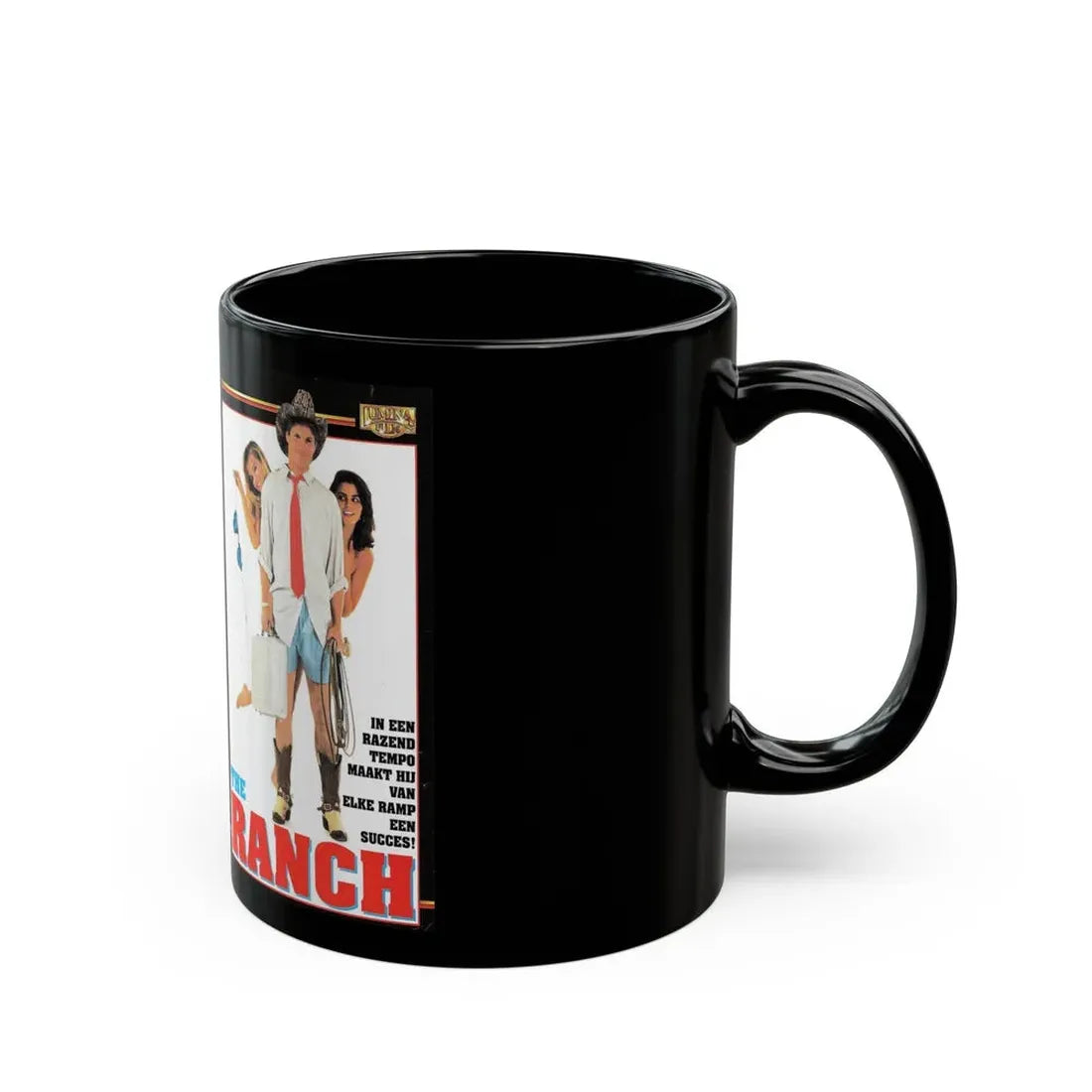 THE RANCH (VHS COVER) - Black Coffee Mug - Go Mug Yourself