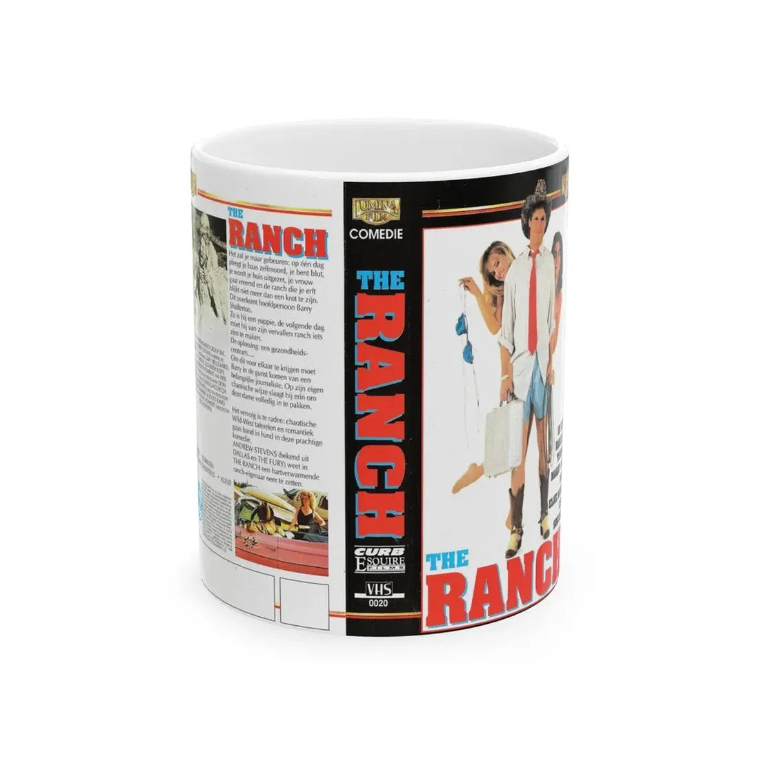 THE RANCH (VHS COVER) - White Coffee Mug 11oz - Go Mug Yourself