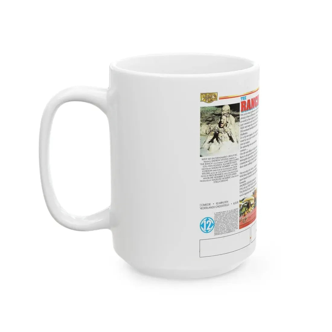 THE RANCH (VHS COVER) - White Coffee Mug - Go Mug Yourself