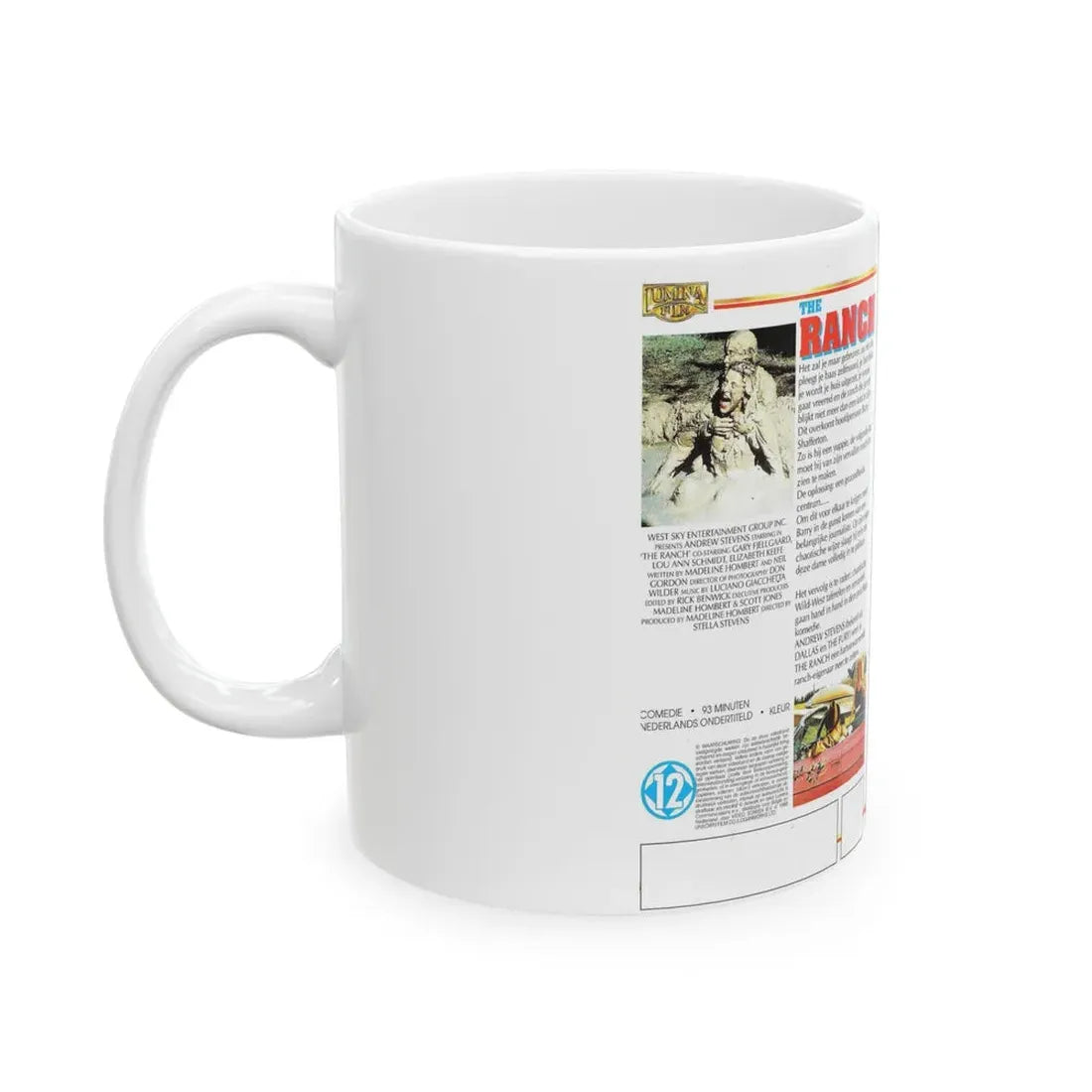 THE RANCH (VHS COVER) - White Coffee Mug - Go Mug Yourself