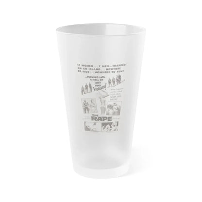 THE RAPE (AMOK) 1963 Movie Poster - Frosted Pint Glass 16oz Default Title - Go Mug Yourself