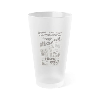 THE RAPE (AMOK) 1963 Movie Poster - Frosted Pint Glass 16oz-Go Mug Yourself