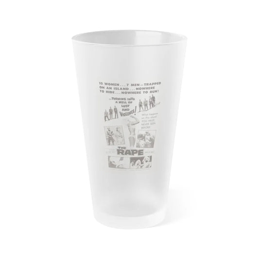 THE RAPE (AMOK) 1963 Movie Poster - Frosted Pint Glass 16oz-Go Mug Yourself