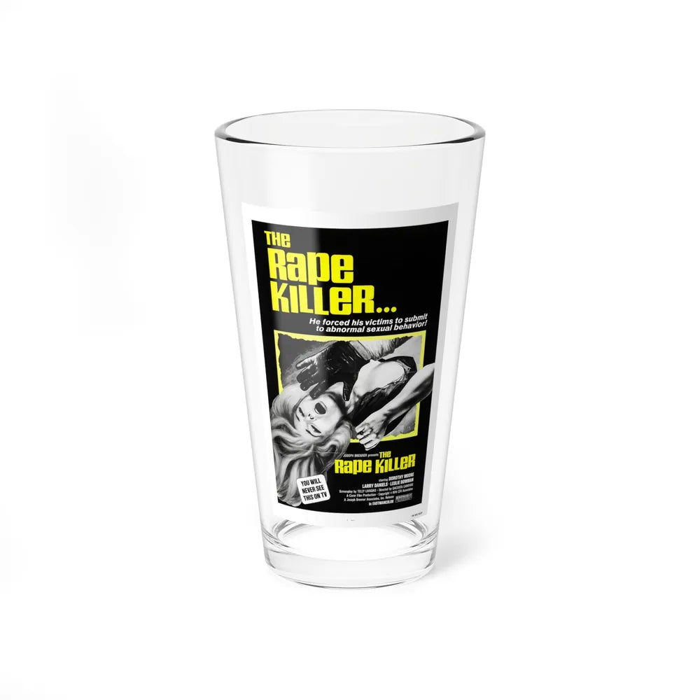 THE RAPE KILLER 1976 Movie Poster - Pint Glass 16oz-16oz-Go Mug Yourself