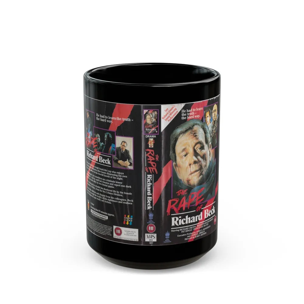 THE RAPE OF RICHARD BECK (VHS COVER) - Black Coffee Mug-15oz-Go Mug Yourself