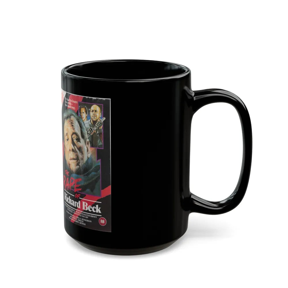 THE RAPE OF RICHARD BECK (VHS COVER) - Black Coffee Mug-Go Mug Yourself