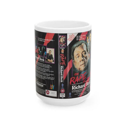 THE RAPE OF RICHARD BECK (VHS COVER) - White Coffee Mug 15oz - Go Mug Yourself