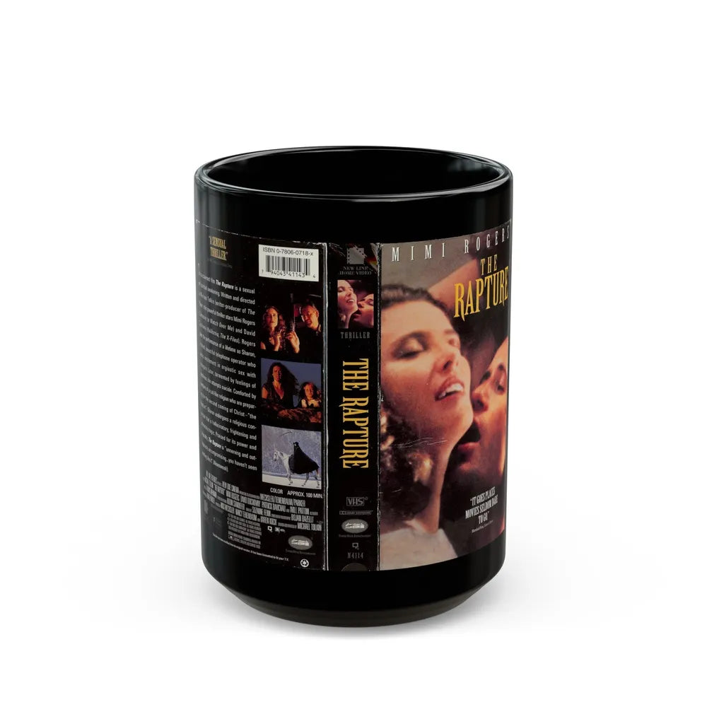 THE RAPTURE (VHS COVER) - Black Coffee Mug-15oz-Go Mug Yourself