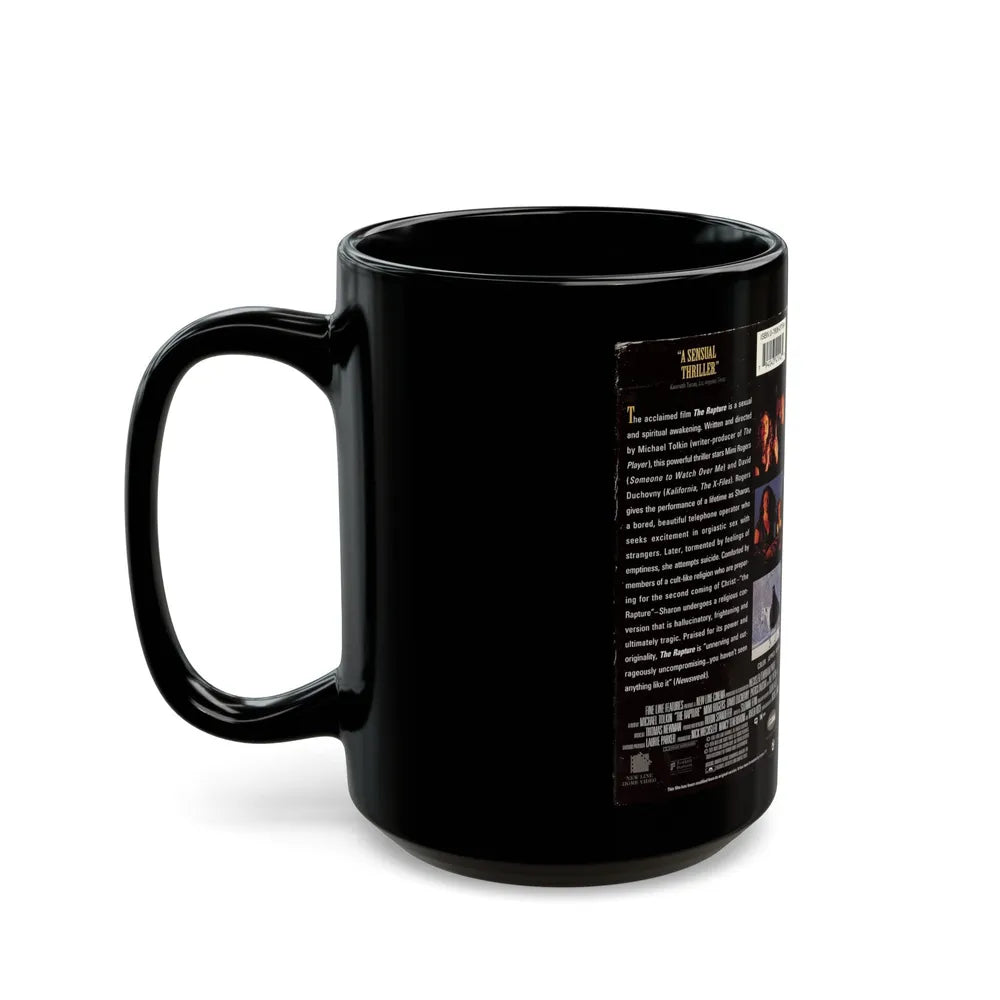 THE RAPTURE (VHS COVER) - Black Coffee Mug-Go Mug Yourself