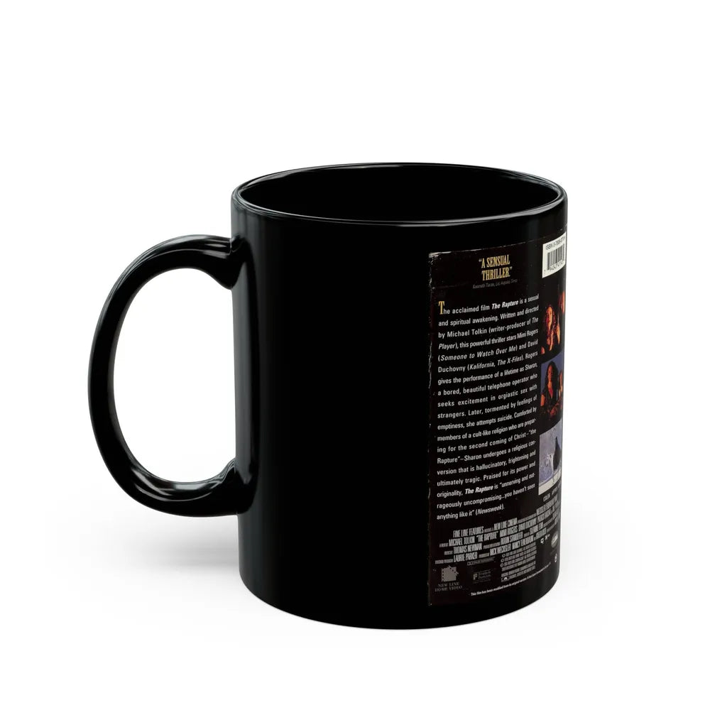 THE RAPTURE (VHS COVER) - Black Coffee Mug-Go Mug Yourself